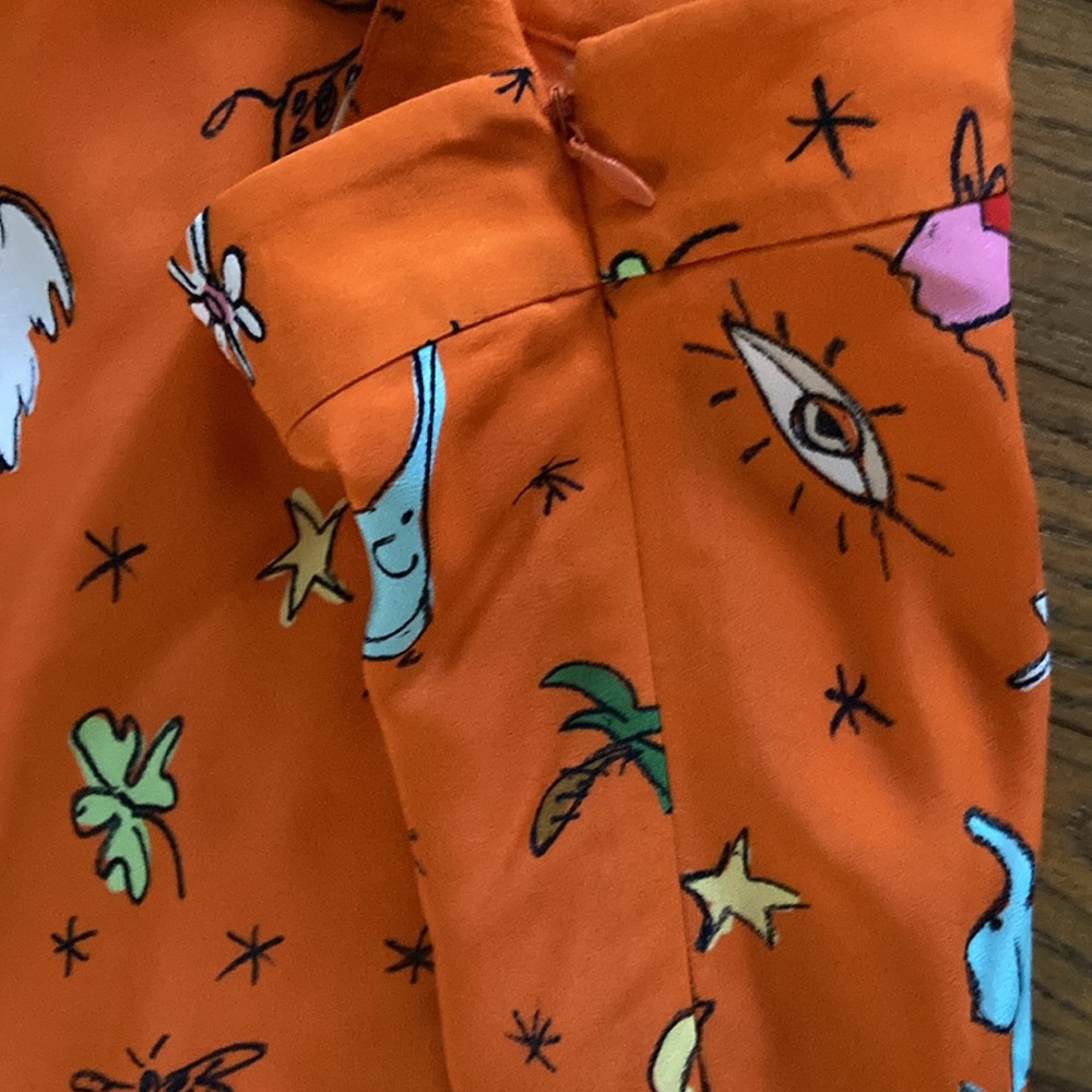 STAUD Orange Printed Two-Piece Maxi Set - Picture 10 of 14